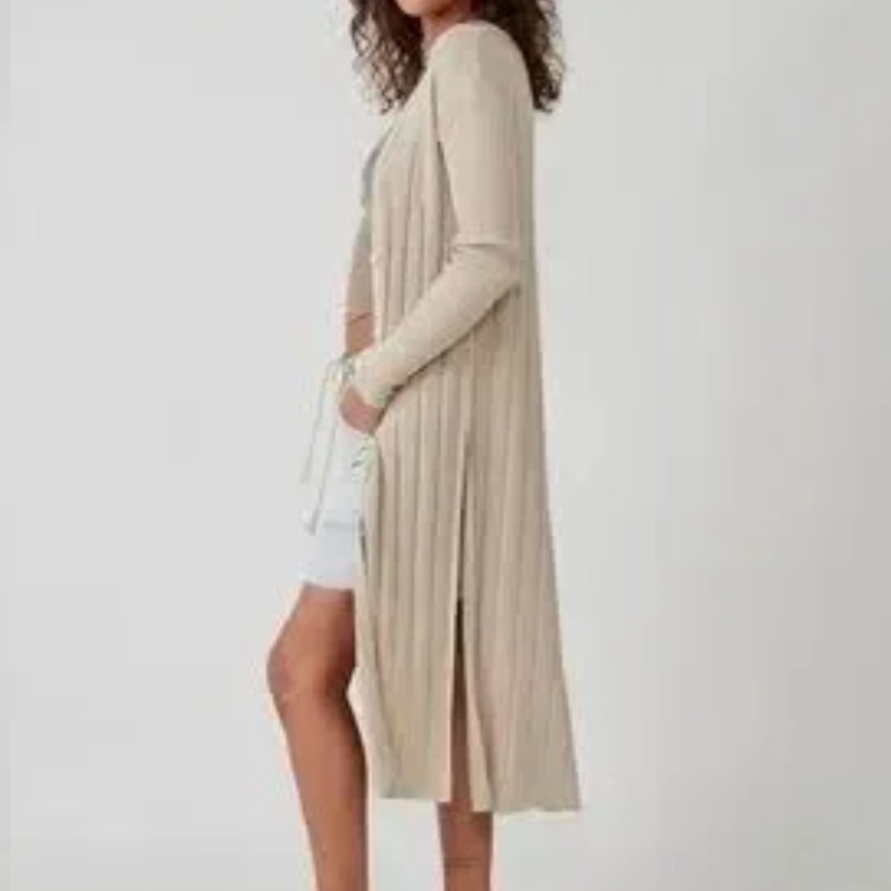 Anthropologie Saturday Sunday Duster Sweater Cardigan S Layering Chic Cozy
